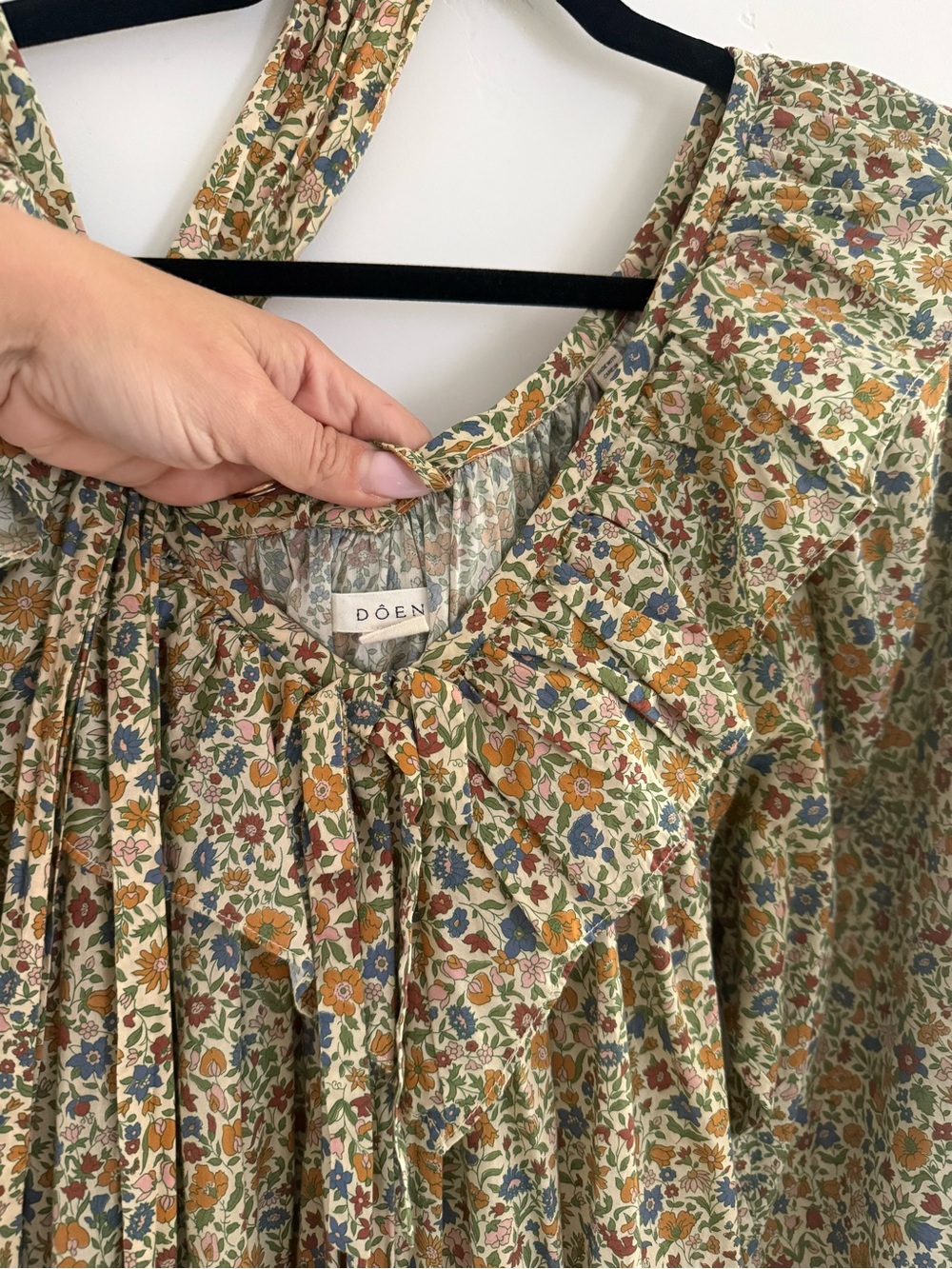 Doen VEREDIS DRESS -- SUNSHINE POPPY BELL FLORAL - Picture 2 of 6